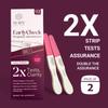 NORY EarlyCheck Pregnancy Test Kit  2 Midstream Tests, Over 99% Accuracy, Ultra Sensitive HCG Detection (10mIU/mL), Early Pregnancy Detection, No Cup or Dropper Needed (Pack of 2) view 2