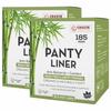 CHESTA FORMULATION Anti Bacterial+Comfort Panty Liners For Women 100% Cotton Organic And Soft Curvy Design For Best Comfort With Ultra Soakage And LeakProof Size-180mm [2 Box- Pack Of 50] view 1