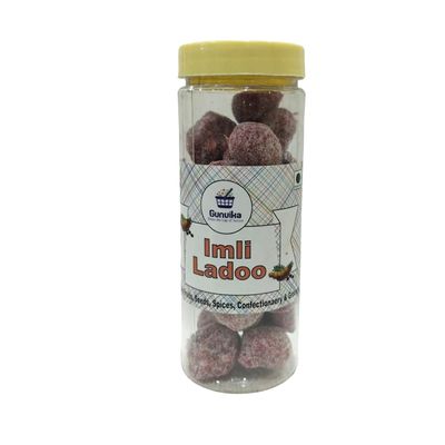 Gunvika Imli Toffee | Imli Ladoo | Imli Pop | Tamarind Candy Balls | Soft and Chewy | Khatta Mitha Imli Ladoo -200 gm (Jar Pack)