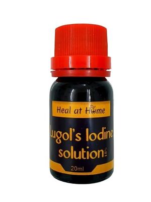 HEAL AT HOME Lugols Iodine Solution 15% (Pack of 3)