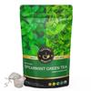 Teacurry Spearmint Green Tea (200 Gms + Infuser) - Help with Facial Hair, Digestive Wellness & Alertness - 100% Vegan and Caffeine-Free view 1