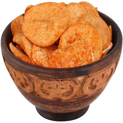 Grocery Connect House Homemade Rajasthani Famous Aalu Papdi Aalu Chips Spicy Tangy Blended with Red Chilli Spices (3 Kg)