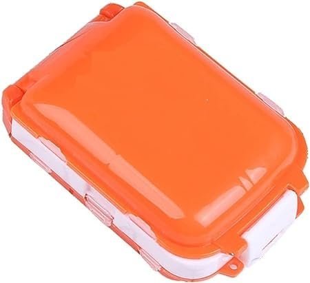 APURK Portable Travel Pill Box Case Organizer Weekly 7 Day Plastic Medicine Vitamin Holder Container 8 Compartment Pill Organizer Good for Purse and Pocket (Pack of 1).