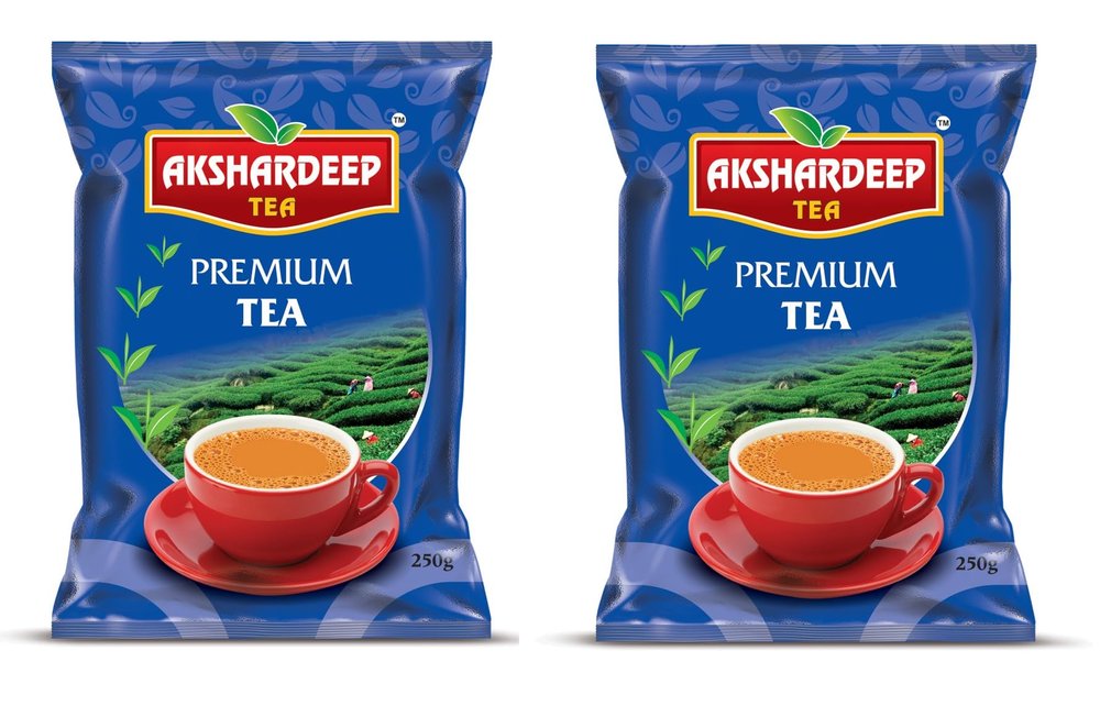 AKSHARDEEP Premium Tea Refreshing And Tasteful Chaipatti For Chai Lover (250 GM) - Pack Of 2