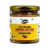 Aadhyaa High Curcumin Turmeric Latte - Milk Latte Pre Mix with Ashwagandha Blend - Enjoy the Benefits of Turmeric and Ashwagandha in a Delicious Latte - 100g Glass Bottle view 1