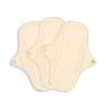 Eco Femme Pantyliner with Leakproof layer (Pack of 3) | Reusable Pantyliners | Organic Cotton Cloth Pad Certified by GOTS | lasts upto 75-100 washes (Off White - Natural Organic Range) view 2