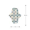 Eco Femme Pantyliner with Leakproof layer (Pack of 3) | Reusable Pantyliners | Organic Cotton Cloth Pad Certified by GOTS | lasts upto 75-100 washes (Off White - Natural Organic Range) view 4