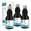 Royal Swag Ayurveda Tar Out Syrup Lungs Detox Set of 3(200 ML) Sugar Free Removes Tar from Lungs due to for smoke & Air Pollution - Herbal Syrup To Remove Toxins From Lung & Mucus Remover | 600 ml view 1