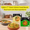 GENIE'S READY TO EAT BOMBAY BHAJI AND VEG. BIRYANI | 300 GM +300 GM | HEAT AND EAT | NO PRESERVATIVES | READY IN 5 MINS view 4