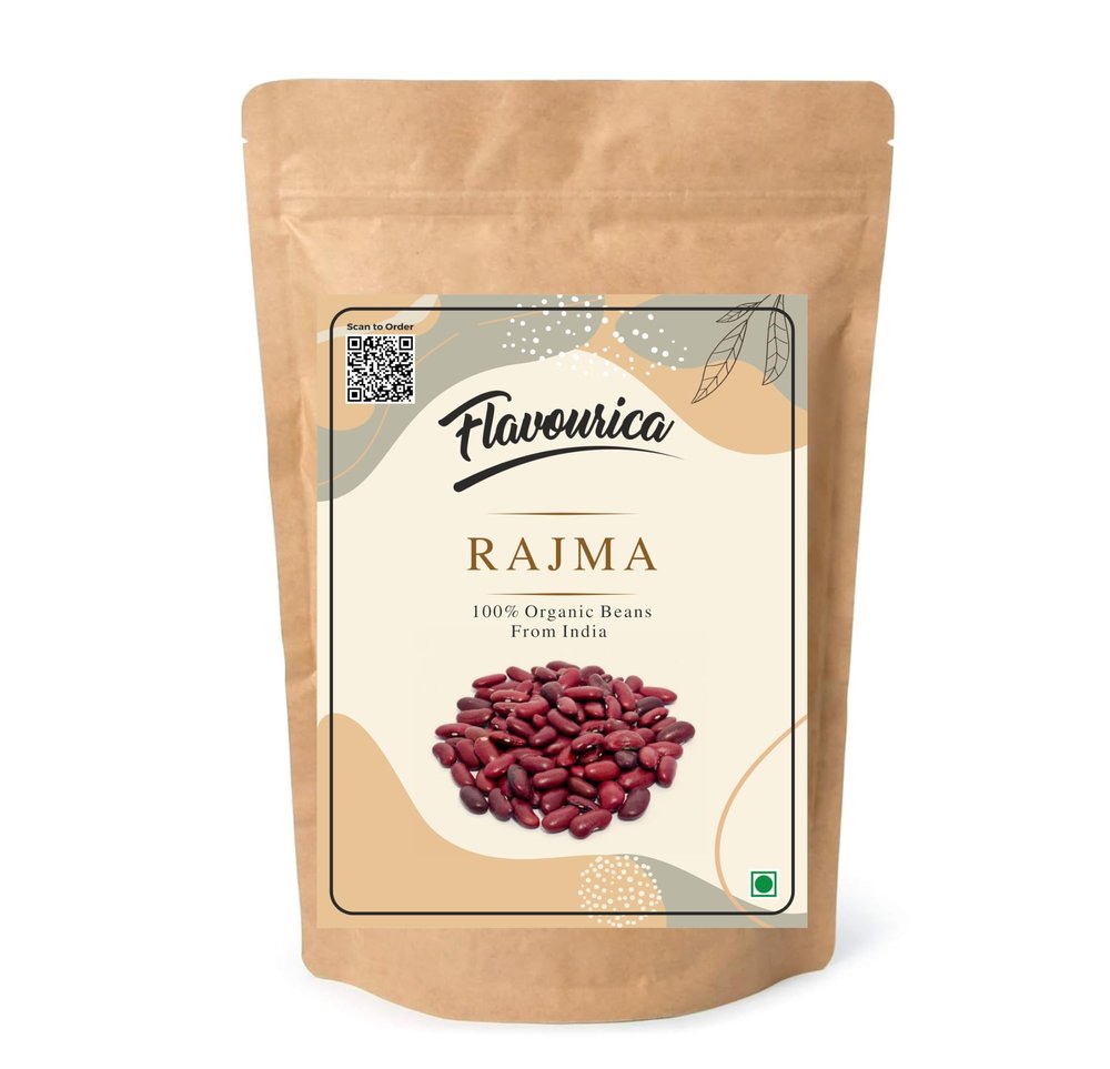 Flavourica Organic Rajma Red | Rich in Protein | No Cholesterol | No Additives 1Kg