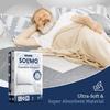 Amazon Brand - Solimo Premium Disposable Underpads | Large Size | Count 40 | 90 X 60 cm | High Absorbancy | Super Soft | Unisex | for Men & Women view 3