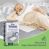 Amazon Brand - Solimo Classic Disposable Underpads | Large Size | Count 20 | 90 X 60 cm | High Absorbancy | Super Soft | Unisex | for Men & Women view 3