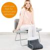 VBM Foot Warmer Electric Feet Heater Warmer with Adjustable Temperature 5 Heat Setting and Auto Shut Off Washable Detachable Inner Fleece Lining with Handheld Controller view 2