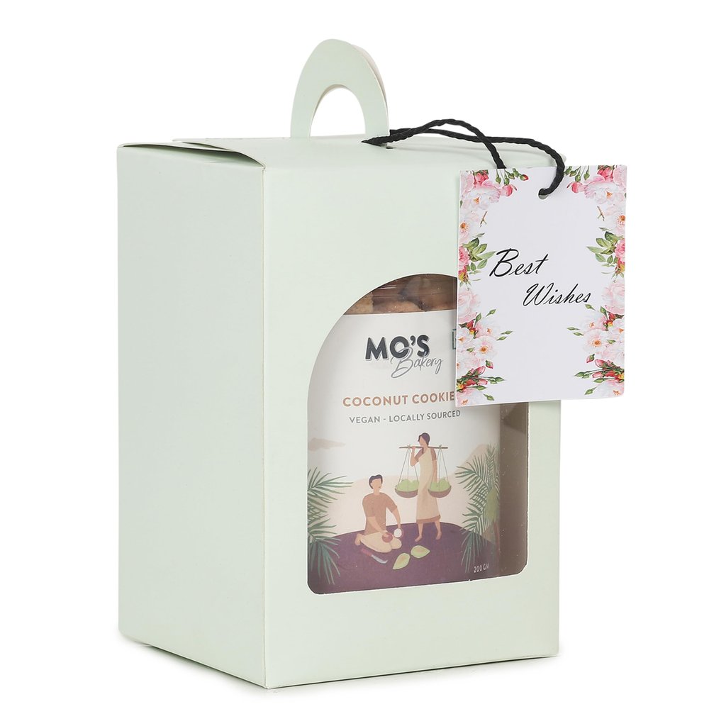 Mo's Bakery Cookies Gift Box| Coconut Cookies I Healthy snacks|Corporate Gifts | Healthy Gift Box I Premium Gift Pack