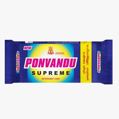 Ponvandu Supreme Detergent Cake 250g - 5pcs pack