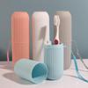 COOFANDY Toothbrush Holders Cover, Toothbrush Travel Containers Wash Cup Holder Organiser for Trips and Daily Use Travel Toothbrush Case for Travelling, Camping, Home, School, Business (6) view 2