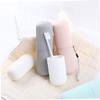 COOFANDY Toothbrush Holders Cover, Toothbrush Travel Containers Wash Cup Holder Organiser for Trips and Daily Use Travel Toothbrush Case for Travelling, Camping, Home, School, Business (6) view 3