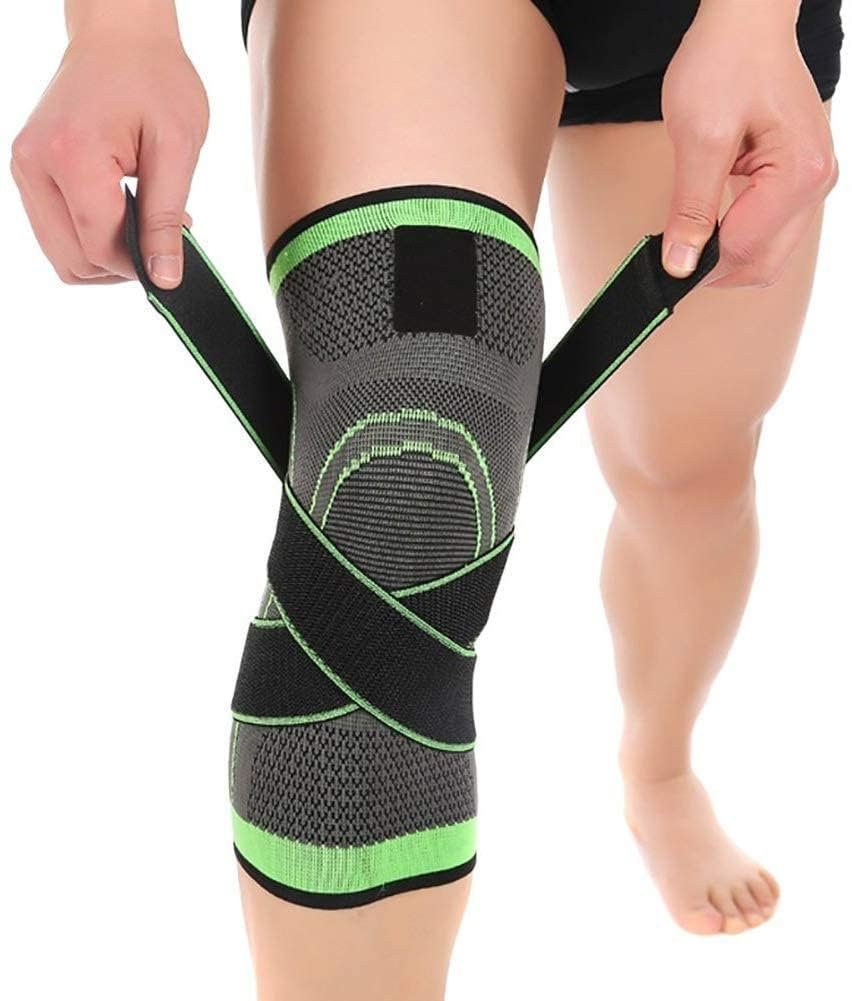 Knee support band Sleeve,Knee Guard Pad Brace Compression Fit Joint Pain and Improved Circulation Wrist Band Straps Gym Workout,Fitness Weight Wraps,Weightlifting,Running,Volleyball, and Sports(1 Pcs)