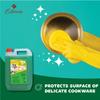 GOVIN WASH Dish Cleaning Gel green,yellow Non Acidic Dish-washing liquid combo pack of -2 view 2