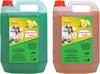 GOVIN WASH Dish Cleaning Gel green,orange Non Acidic Dish-washing liquid combo pack of -2 view 1