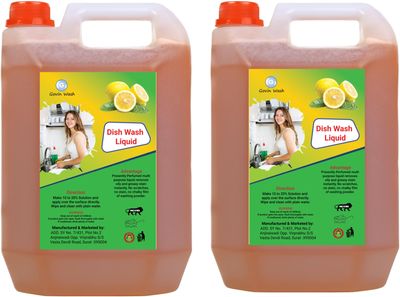 GOVIN WASH Home Care Dish Cleaning Gel Non Acidic Floor, Kitchen For combo pack of 2