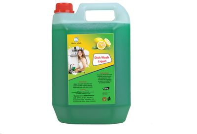 GOVIN WASH green Dish Cleaning Gel Non Acidic Dishwashing Detergent 5 litter