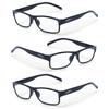 myreen Spring Reading Glasses for men and women +1 +1.25 +1.5 +1.75 +2 +2.25 +2.5 +2.75 +3 Full-Rim TR90 Frame With Clear CR39 Power Lens (3, +1.00) view 1