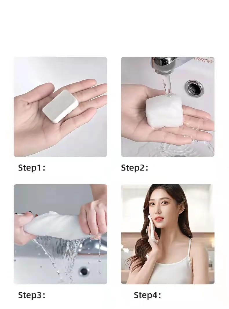Big Magic Tablet Towel Tissues Paper Big Disposable Pure Cotton Compressed Portable Travel Facial Towel Water Wet Wipe (20)
