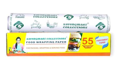 55 MTR Food Wrapping Butter Paper | ROTI WRAP | CHAPATI WRAP| Burger WRAP| FOIL WRAP | Paper FOIL| Paper WRAP|