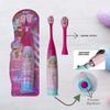 AMB Pack of 1 Kids Pink Cartoon Printed Electric Toothbrush Extra Soft Electric Battery Powered Toothbrush for Girls view 3