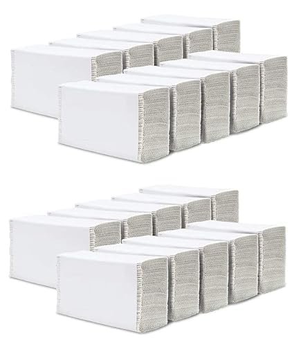 ACMS M-Fold Paper Towel || Used As Face Tissues, Paper Towels, Toilet Tissue, Table Napkins || Absorbent and Hygiene ||Pack of 20