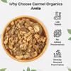 CARMEL ORGANICS Amla Fruit Seedless | 250 grams | Jaivik Bharat Certified | Dried Indian gooseberries | Malanelli,Amalakkamu,Usirikai | No Added Preservatives view 4