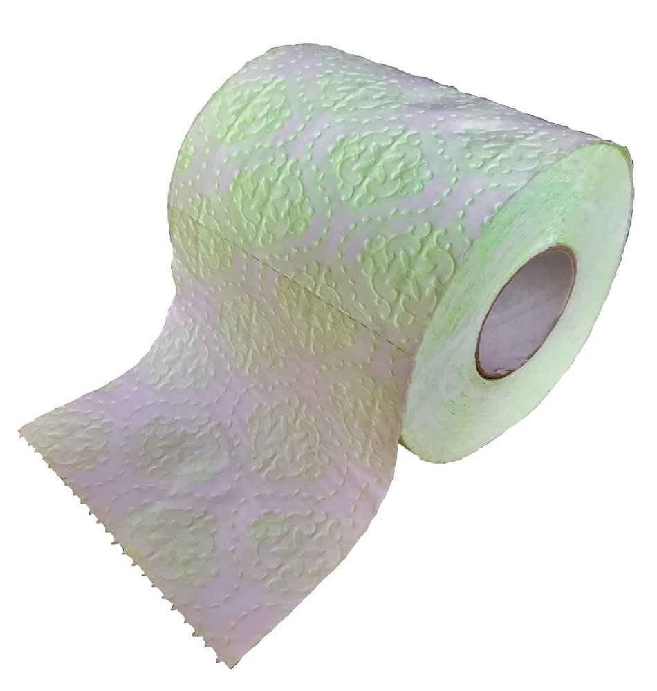 BROW Toilet Paper Roll, 3 Rolls, 160 Pulls, 3 Ply, Kelly Green