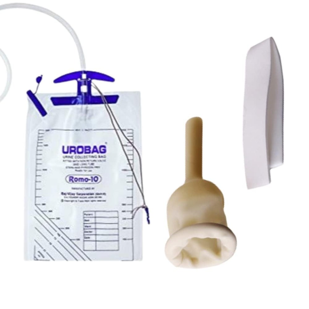condom catheter for male with urine bag (LARGE CATHETOR)