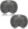 2 Pieces Shower Foot Scrubber Mat and Back Scrubber - Hands Free Wall Mounted Bath Massage Pad With Non Slip Suction Cups - Foot Cleaner for Men Women (Gray) view 1