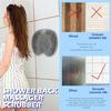 2 Pieces Shower Foot Scrubber Mat and Back Scrubber - Hands Free Wall Mounted Bath Massage Pad With Non Slip Suction Cups - Foot Cleaner for Men Women (Gray) view 2