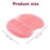 1PC Shower Foot Scrubber Mat Back Washer Back Exfoliating Bath Wash Pad Wall Mounted Slip Suction Cups Foot Scrubber for Use in Shower Cups Foot Cleaner for Men and Women (Pink) view 3