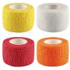 A-TAPE Breathable Self Adhesive Cohesive Bandage for Humans & Pets (Dogs, Cats, Birds)  (2.5 cm X 4.5 mtr, Pack of 4) (Yellow, Red, White & Orange) view 1