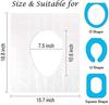 Disposable Toilet Seat Covers No Direct Contact with Unhygienic Seats Easy To Dispose Protects Against Germs For Public Toilets Travel-Friendly For Women,Men, Toddler, Children Family (30 Pcs) view 4