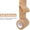 A-TAPE Breathable Self Adhesive Cohesive Bandage for Humans & Pets (Dogs, Cats, Birds)  (7.5 cm X 4.5 mtr, Pack of 4) (Forest Green, Yellow, Blue & Red) view 3