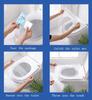 Disposable Toilet Seat Covers No Direct Contact with Unhygienic Seats Easy To Dispose Protects Against Germs For Public Toilets Travel-Friendly For Women,Men, Toddler, Children Family (20 Pcs) view 2