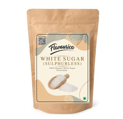 Flavourica Organic White Sugar, Zero Chemicals, Organically Processed,White Enriched with Essentials Nutrients (10 Kg)
