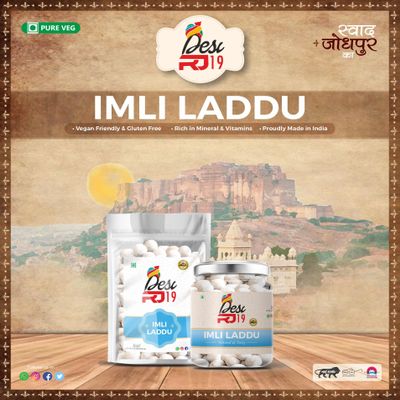 Desi RJ19 IMLI LADU Digestive Imli Laddu Toffee, Imli Ladoo, Imli Pop Tamarind Candy Balls (Soft and Chewy) (800g)