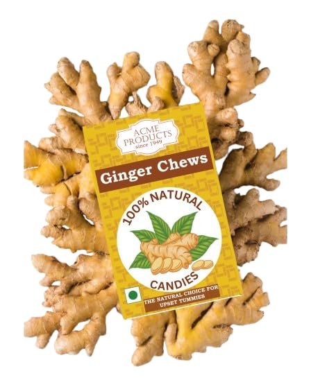 Ginger Gummy Candy - Made with 100% Natural Ginger Juice