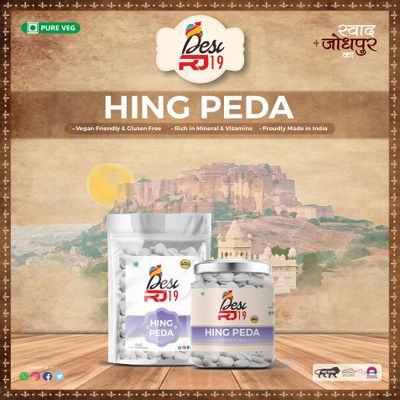 Desi RJ19 HING PEDA (Pachak Hing Peda Churan Mukhwas) - Good for Digestion (200g)