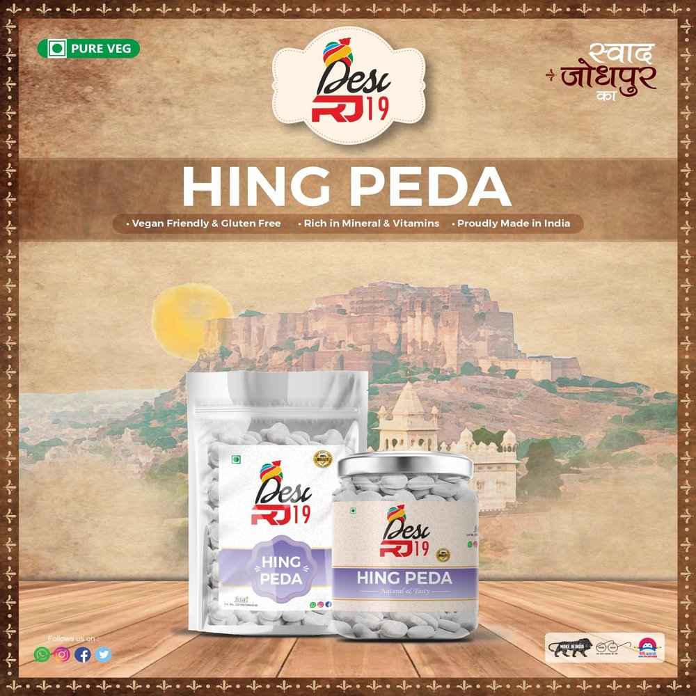 Desi RJ19 HING PEDA (Pachak Hing Peda Churan Mukhwas) - Good for Digestion (200g)