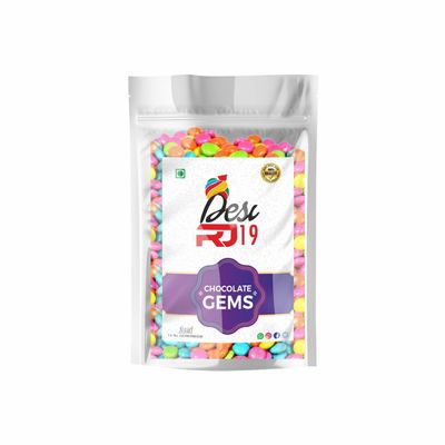 Desi RJ19 Chocolate gems, Authentic Taste and Healthy Chocolate Gems Candy