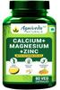 Agniveda Naturals Calcium Magnesium & Zinc Capsul with Vitamin D#, Vitamin K2-MK7 - Calcium Caps for Women & Men Bone Health & Joint Support, Calcium Supplement - 60 Calcium view 1