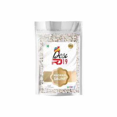 Desi RJ19 Digestive Toffee & White Sweet Saunf Madrasi Mukhwas Mouth freshener Madrasi Saunf (200g)