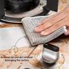 Foscadit Multipurpose Scrubbing Wire Dishwashing Cloth - Household Cleaning Sponges for Kitchen Dish Rags and More Scrubs & Cleans for Dishes, Sinks (2) view 2